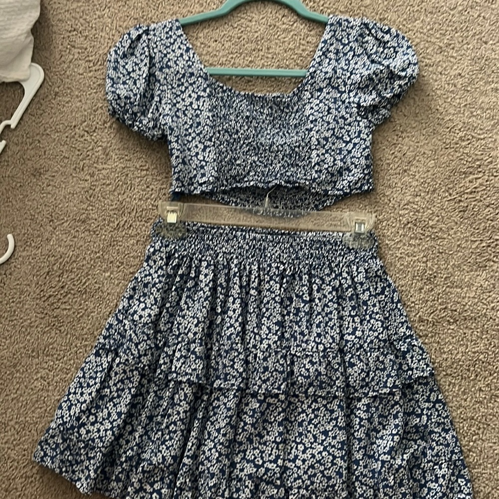 Princess Polly Blue Floral Set